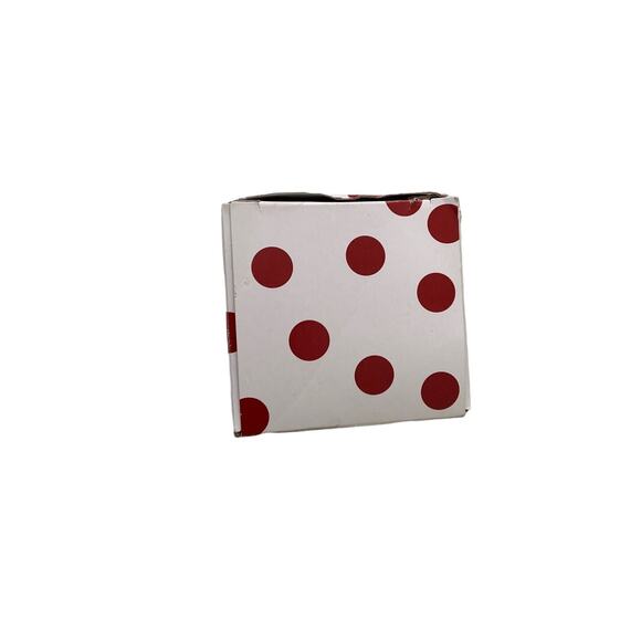 Christmas Glass Ornament Clear Red Christmas Bow Letter "B" Old Time Pottery NEW - Picture 6 of 8